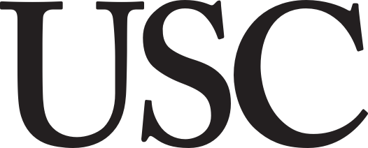 University of Southern California monogram letters U S C